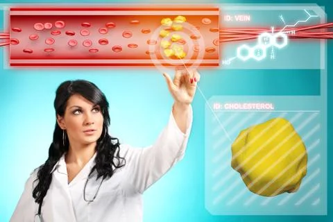 Cholesterol Illustrazione stock