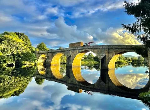 Chollerford Bridge Stock Photos