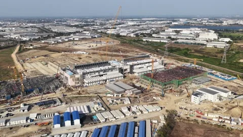 Chonburi Tech Park Data Center Construction Видео 334118353