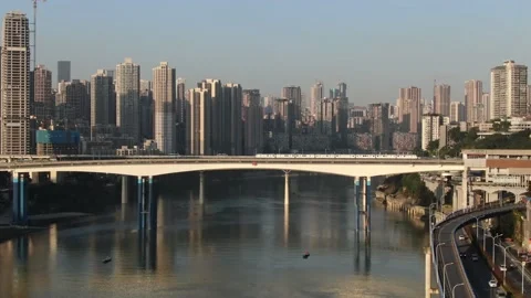 Chongqing Metro Stock Footage 143193916