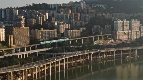 Chongqing Metro Stock Footage 143193952