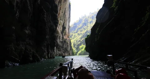 Chongqing PuHua underground river 库存影片 206260827