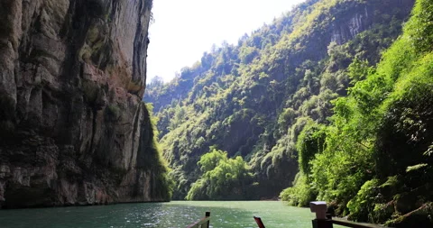Chongqing PuHua underground river Stock Footage 206261661