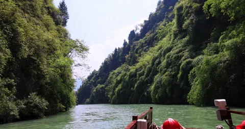 Chongqing PuHua underground river Stock Footage 206262262