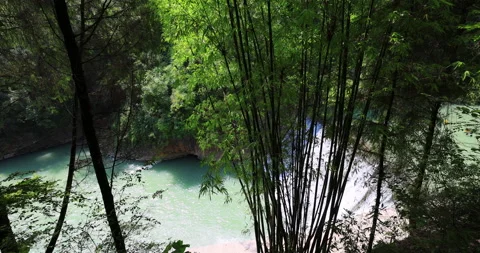 Chongqing PuHua underground river 库存影片 206262898