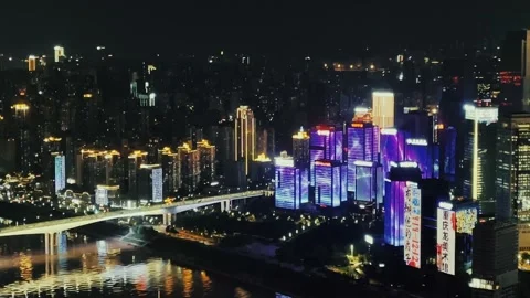 Chongqing rooftop view | Stock Video | Pond5