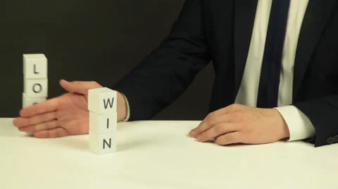 Choose Between 'Lose or Win' Stock Footage 62346626