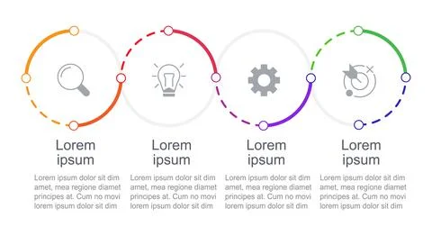 Choose development way infographic chart design template 스톡 일러스트
