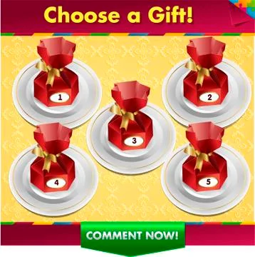 Choose a gift win a prize Stock Illustration