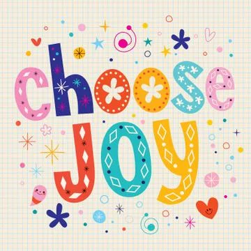 Choose joy Stock Illustration