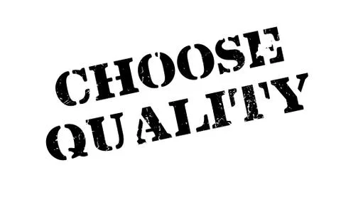 Choose Quality rubber stamp Ilustración de archivo