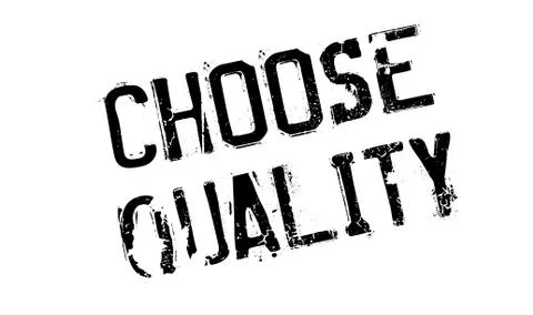 Choose Quality rubber stamp Ilustración de archivo