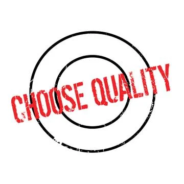 Choose Quality rubber stamp Ilustración de archivo
