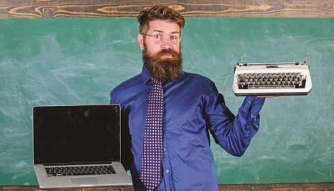 Choose right teaching method. Teacher choosing teaching approach. Digital Stock Photos