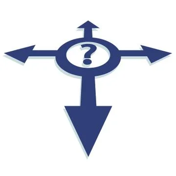 Choose ways to solve the question Stock Illustration