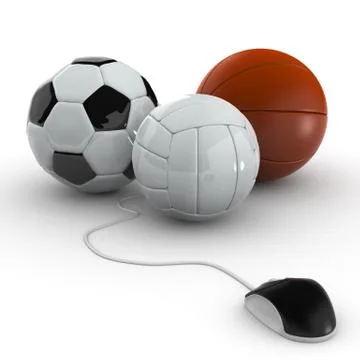 Choose your ball Stock Illustration