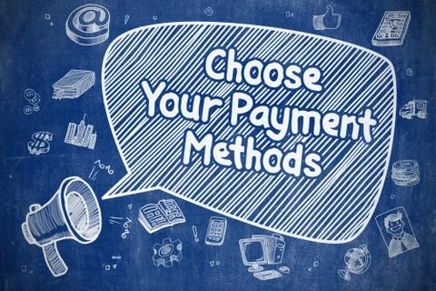Choose Your Payment Methods - Business Concept Stock Illustration
