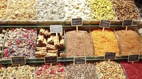 Choose Your Spices Stock Footage 135956694