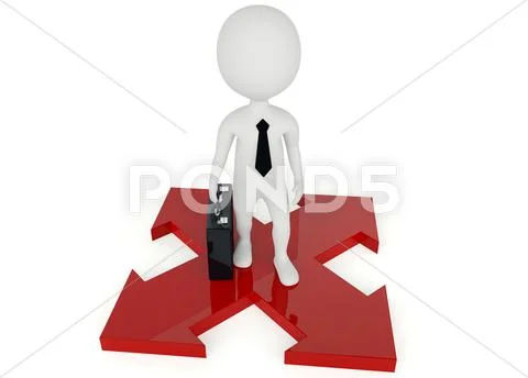 Choose your way Stock Illustration