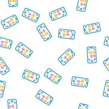 Choosing an aspect ratio vector seamless pattern 库存插图