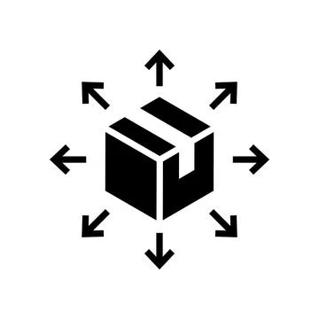 Choosing the best route and vector symbol. Vector illustration. イラスト素材