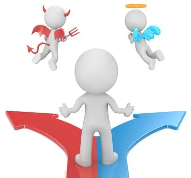 Choosing. Stock Illustration