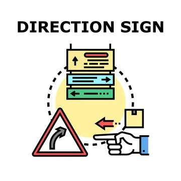 Choosing path and finding best direction concept Illustration
