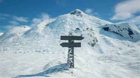 Choosing the right way, 3D animation Stock Footage 297355010