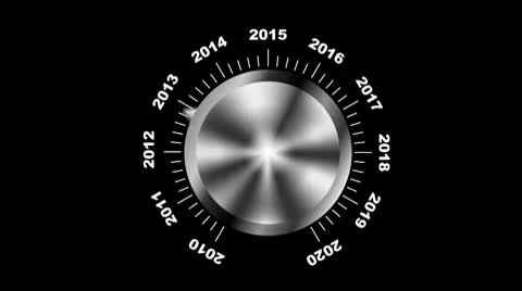 Choosing year 2012 Stock Footage 10760887