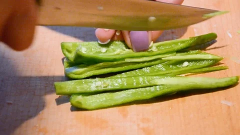 Chop pepper Video stock 110480253