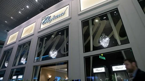 Chopard booth at Baselworld. Stock Footage 79690209