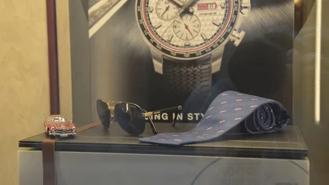 Chopard store in Milan. Fashion week Chopard shopping Stock Footage 80634522