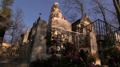 Chopin grave clips at 50fps Stock-Footage 43234568