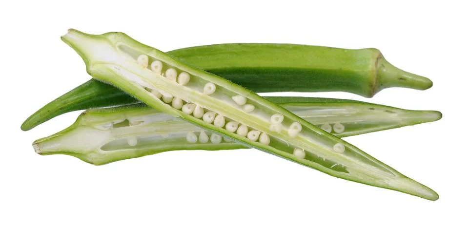 Chopped Abelmoschus Stock Photos