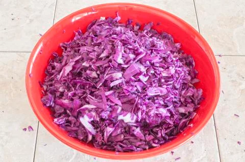 Chopped cabbage Stock Photos