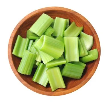 Chopped celery Stock Photos