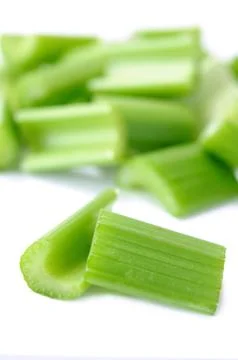 Chopped celery Stock Photos