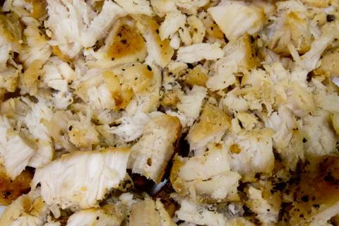Chopped chicken texture Stock Photos