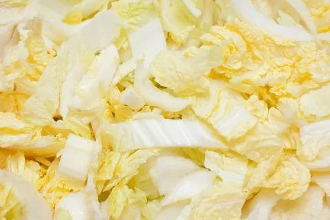 Chopped Chinese cabbage background Foto stock