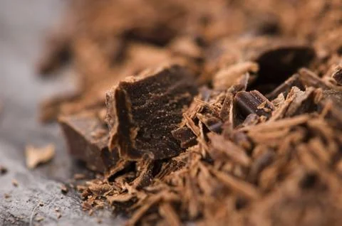 Chopped chocolate Stock Photos