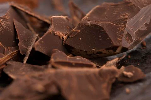 Chopped chocolate Stock Photos