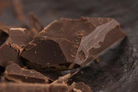 Chopped chocolate Stock Photos
