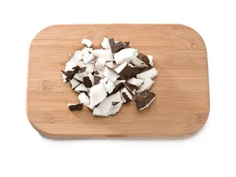 Chopped coconut Stock Photos