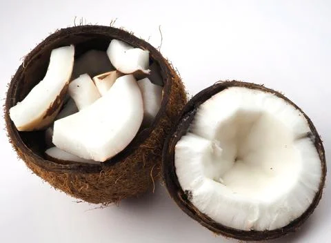 Chopped coconut Foto stock