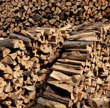 Chopped fire wood Stock Illustration