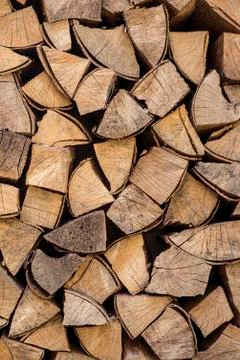 Chopped firewood Stock Photos