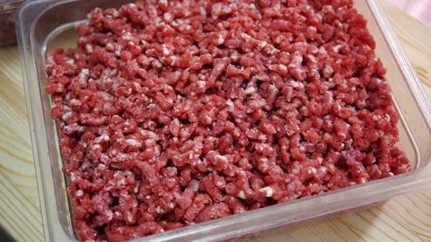 Chopped meat Stock Footage 104102097