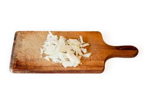 Chopped onion Stock Photos