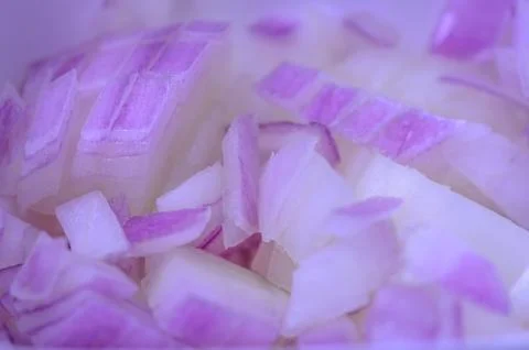 Chopped Onions Background Fotos Stock
