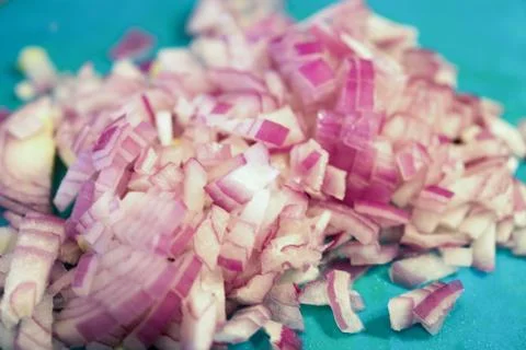 Chopped Onions Stock Photos